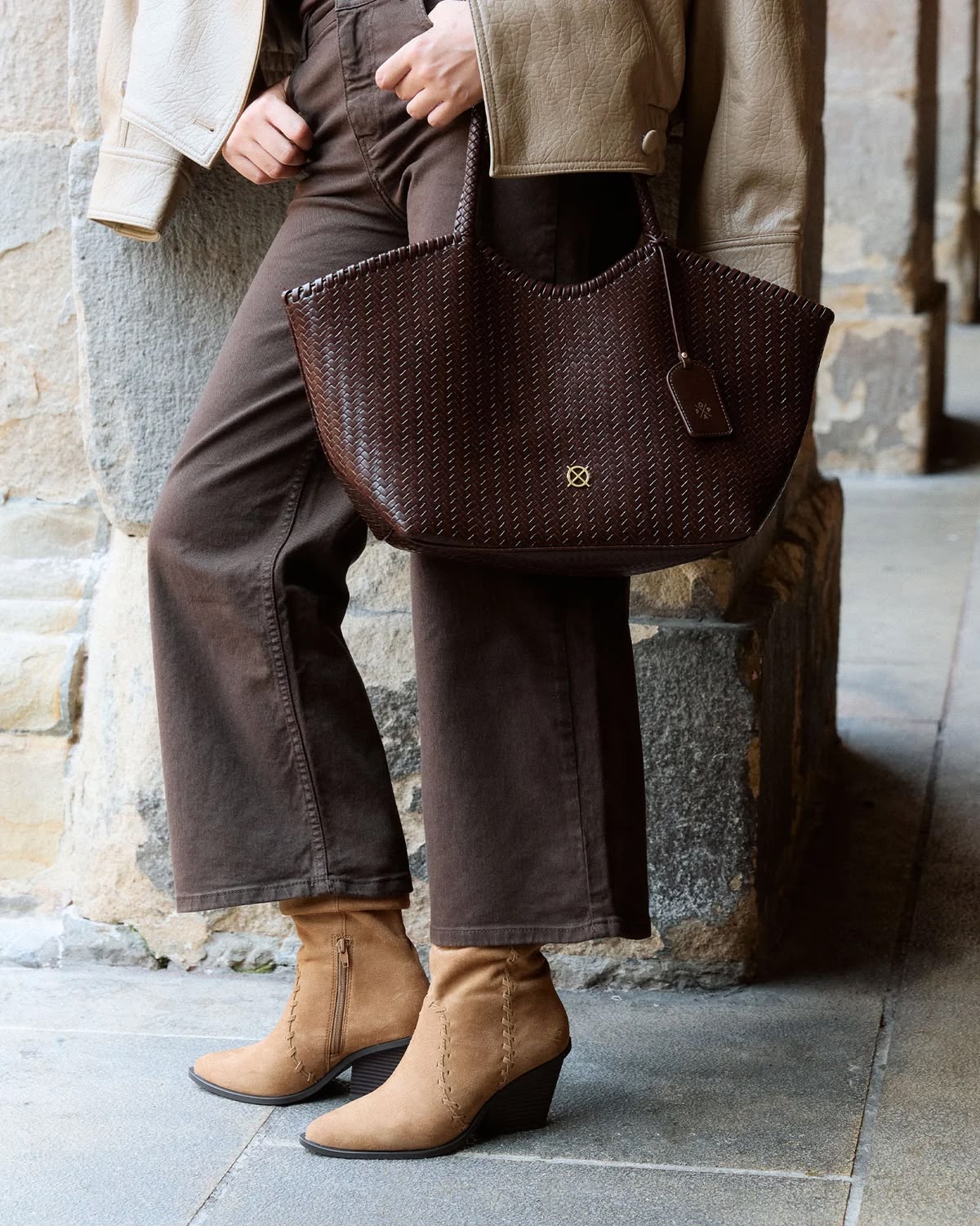 Bota beige Allende - Foto 3