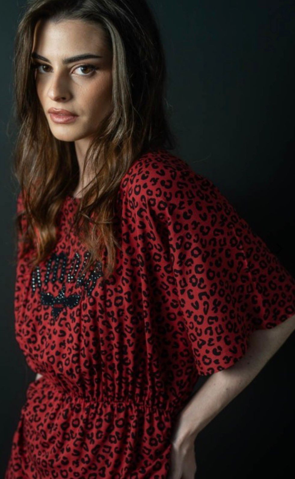 Vestido animal print Armour - Foto 1